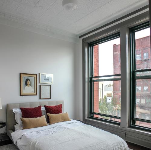 Bedroom with view of Center Ave - The Legacy